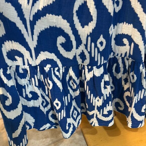 HONORINE Marguerite Tiered Cotton-Gauze Maxi Dress Size S - Picture 7 of 10